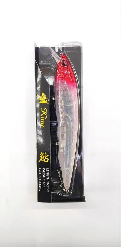 KING FISH HUNTER 160mm Artificial Wobbler Lure 30g – FLOATING