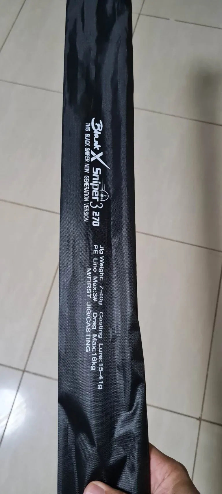 BLACK X SNIPER 3 270 2.7M SPINNING ROD