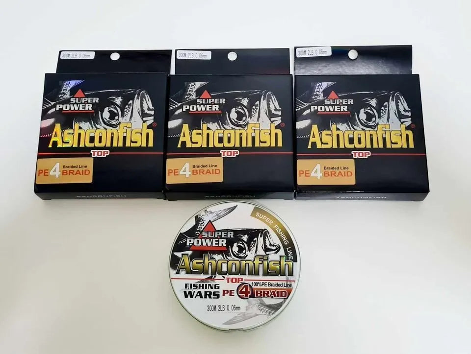 ASHCONFISH Neverfade exUL BRAID 300M – 2lbs