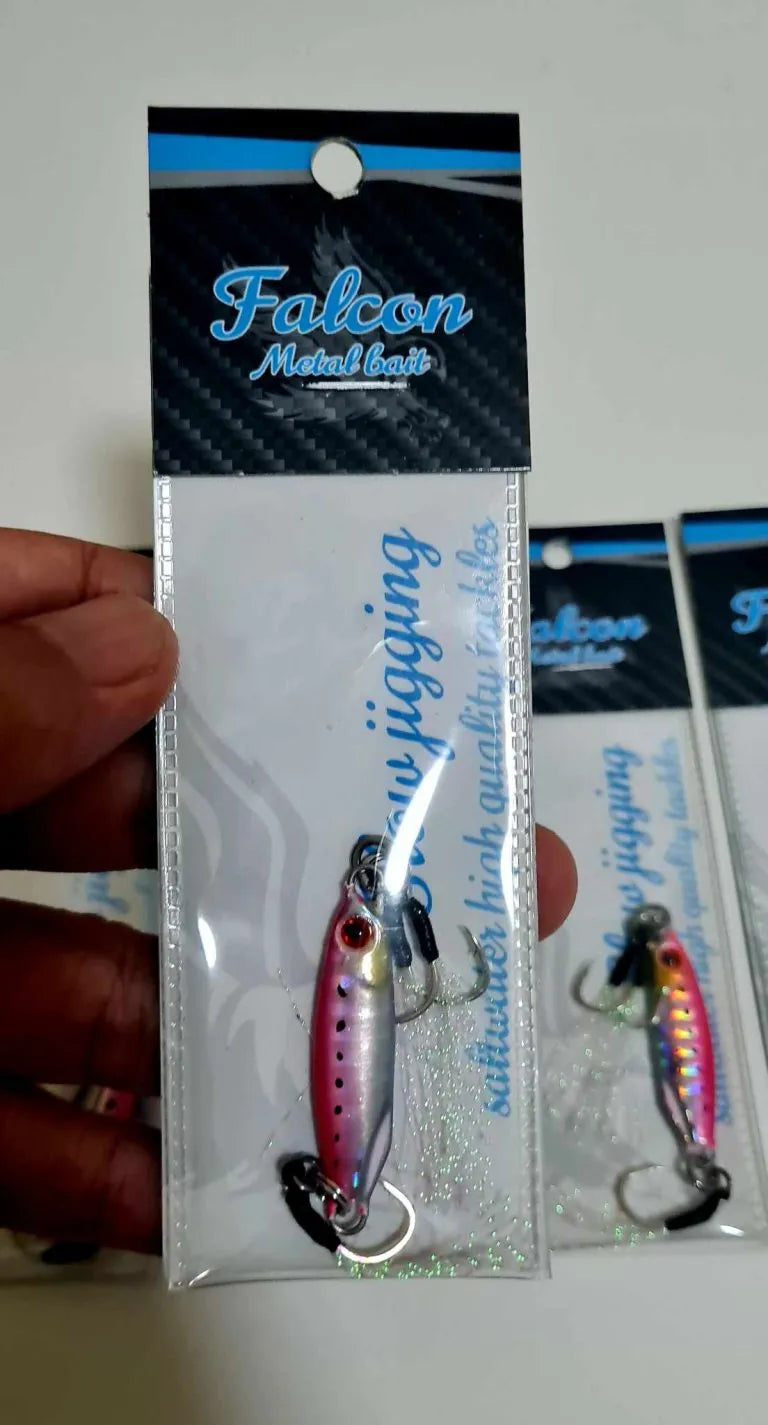 FALCON GT JIGS white tiger redhead – 10g