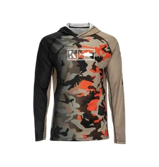 HUK CAMOUFLAGE HOODIE WITH UV PROTECTION – COLOR 2