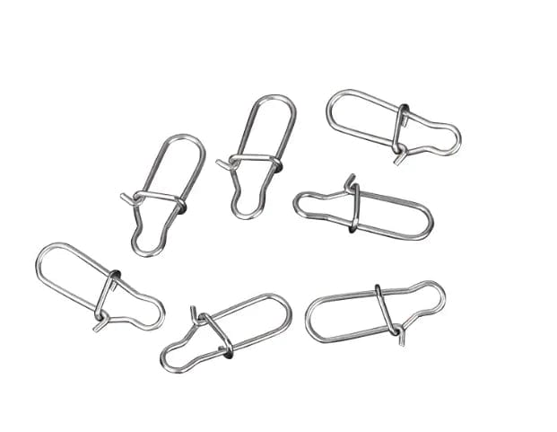 Stainless steel double lock snap – Small 12kg max – 10pcs