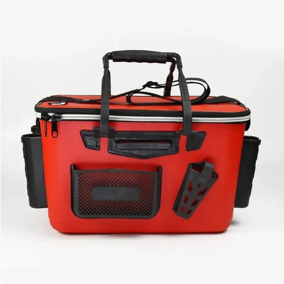 Tacklebox Travel Fishing Box with 4 Rod Holder / Stand