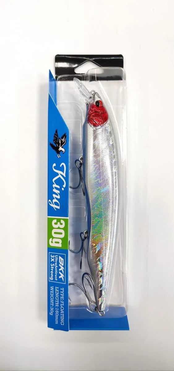 KING FISH HUNTER 160mm Artificial Wobbler Lure 30g – FLOATING