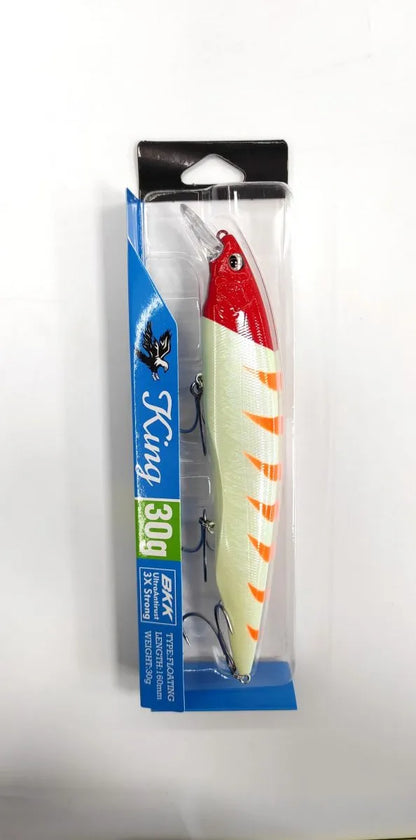 KING FISH HUNTER 160mm Artificial Wobbler Lure 30g – FLOATING