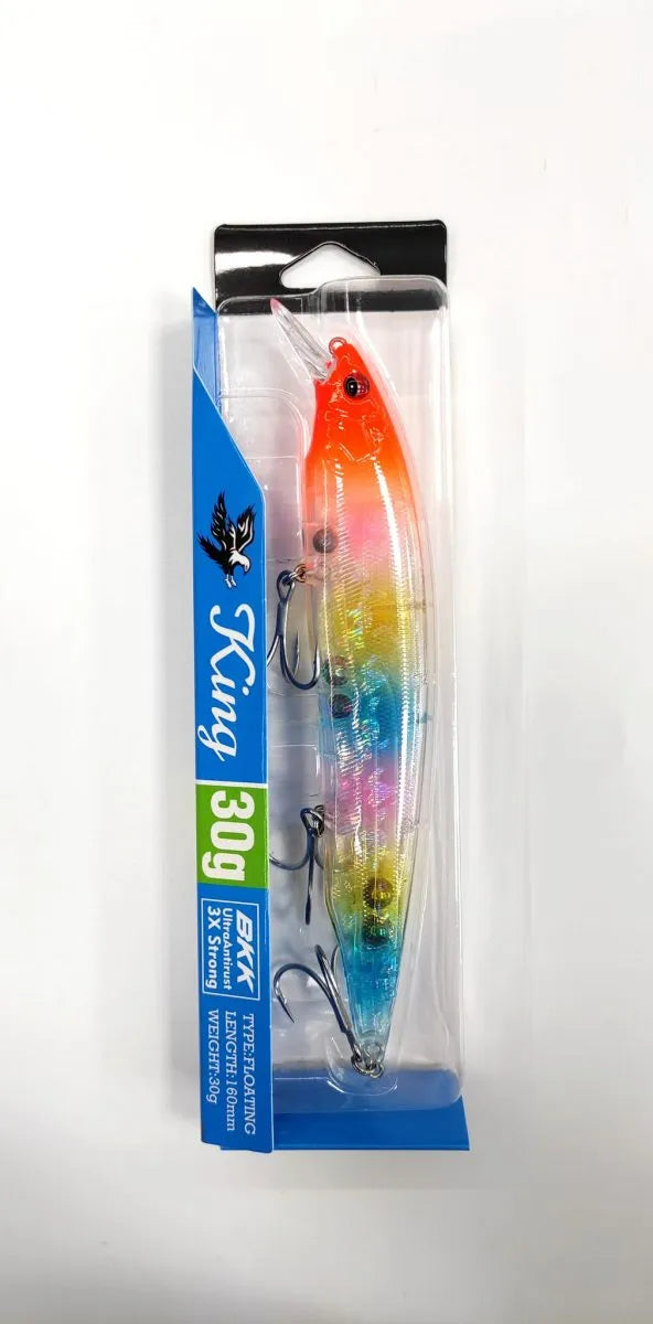 KING FISH HUNTER 160mm Artificial Wobbler Lure 30g – FLOATING