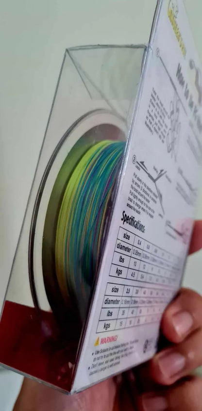 Anglers Pal POP MASTER PE X8 Multicolor PE braided Japan fishing line – 300m