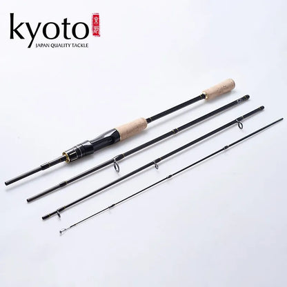 KYOTO TRAVEL Spinning Fishing Rod 4 Sections – 7g max