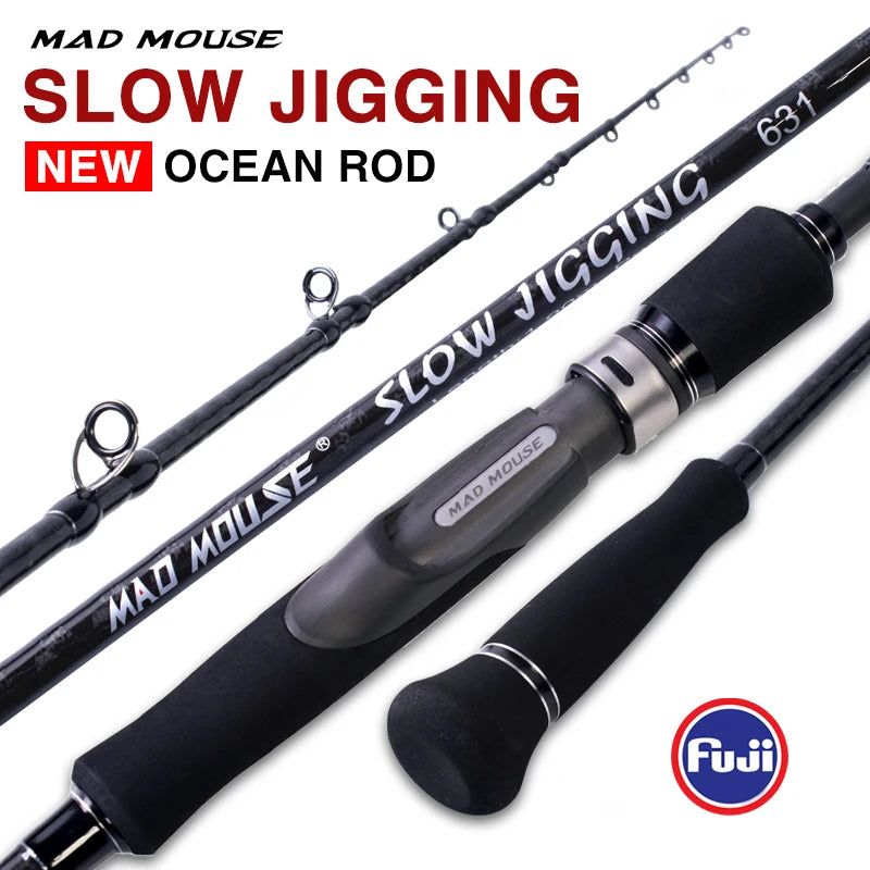 MADMOUSE SLOW JIGGING 350G MAX SPIRAL ALL FUJI ROD