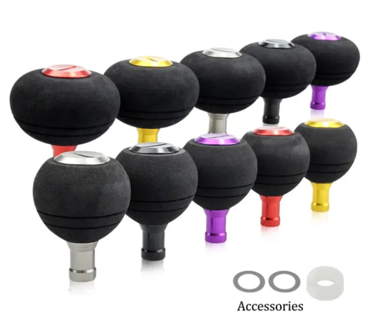 EVA POWER Knob with SHAFT For Shimano Daiwa Other Spining Reels – 50mm