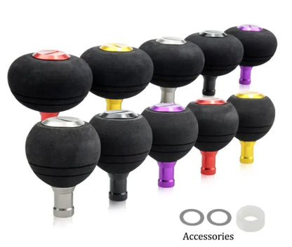 EVA POWER Knob with SHAFT For Shimano Daiwa Other Spining Reels – 50mm