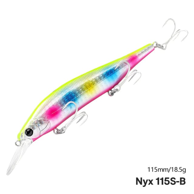 TSURINOYA 115S NYX SinKing Minnow Jerkbait 18.5g 115mm Saltwater Fishing Lure