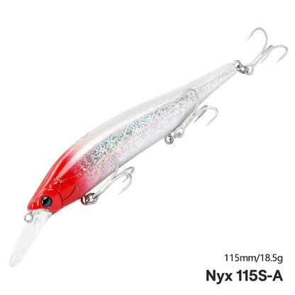 TSURINOYA 115S NYX SinKing Minnow Jerkbait 18.5g 115mm Saltwater Fishing Lure