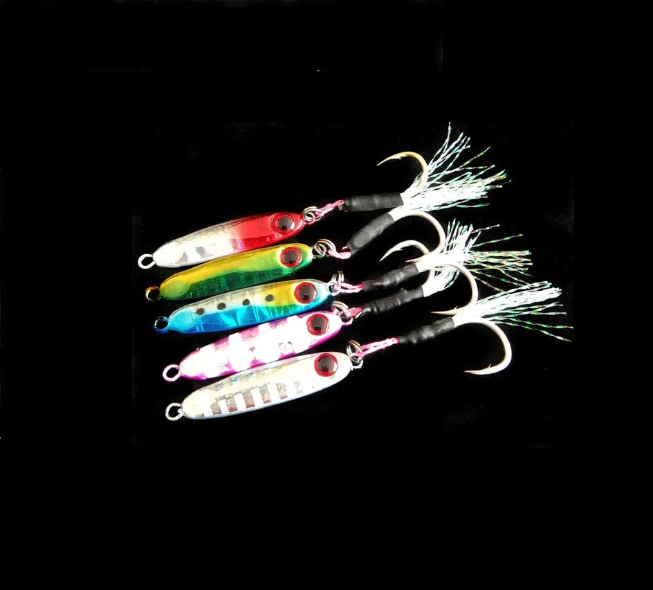 TB MICRO BAITFISH XUL JIG RED EYE 5.6G – 5PCS set