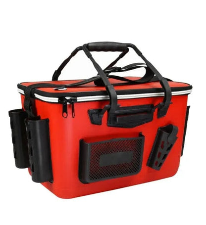 Tacklebox Travel Fishing Box with 4 Rod Holder / Stand