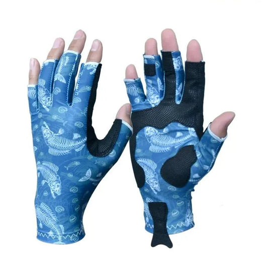 Fingertip less Fishing Gloves Large