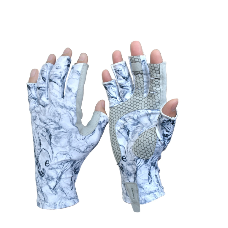Fingertip less Fishing Gloves Large